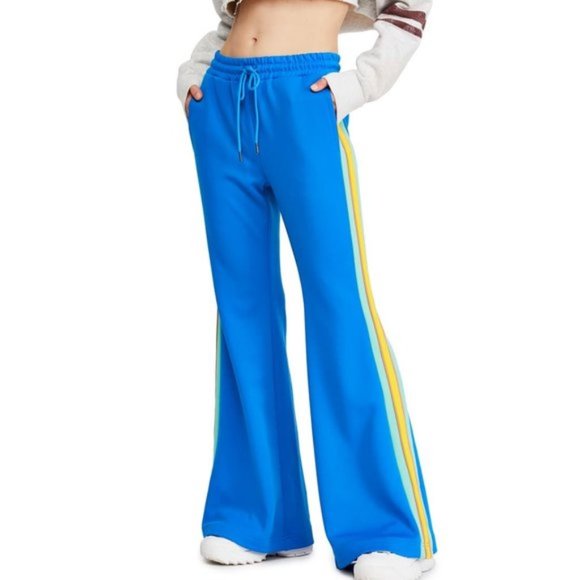Free People Pants - Free People She's A Rainbow Flare Track Pants.XS,S